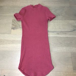 Ribbed T-Shirt Dress